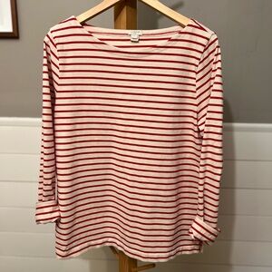 J. Crew French sailor Breton Striped mariner Top
